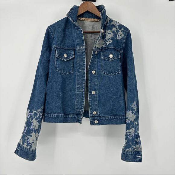 SALE!!!Ungaro Fever Gorgeous Y2K Denim Blue Jacket TREND - Picture 1 of 16